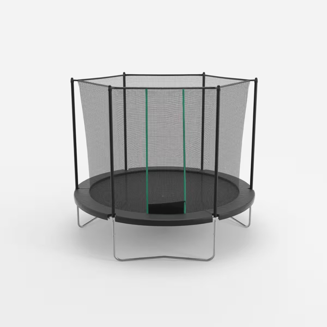 Trampolin 300 mit Sicherheitsnetz – Werkzeugloser Aufbau